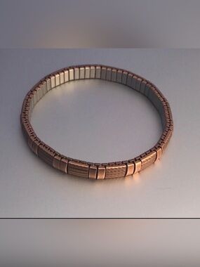 Milor Stainless Steel Expansion Bracelet in Gunmetal